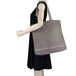 Louis Vuitton Fondation Gray Museum Canvas Tote Bag